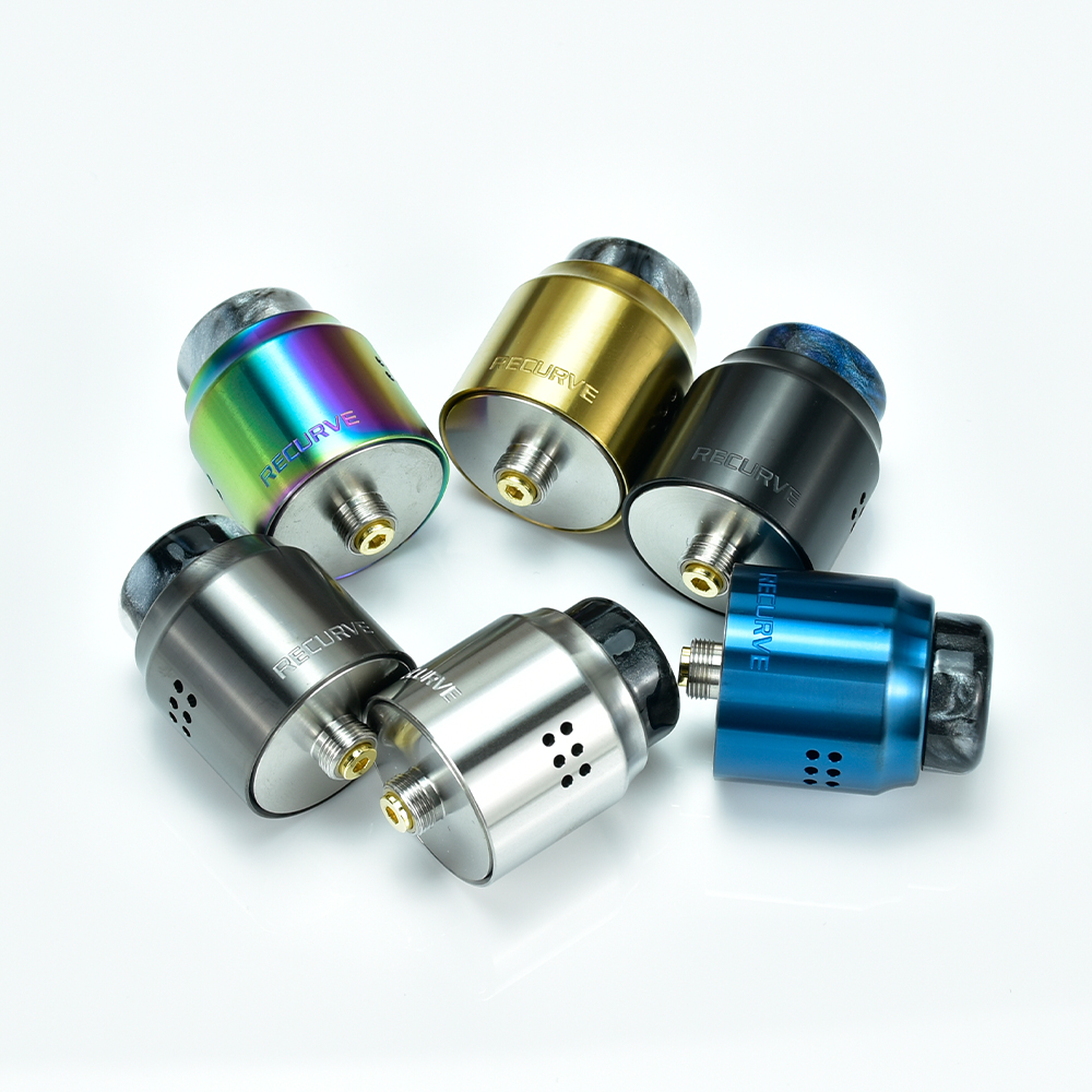 Rda Atomizer Deck - Recurve RDA 24mm rebuildable Vape Atomizer