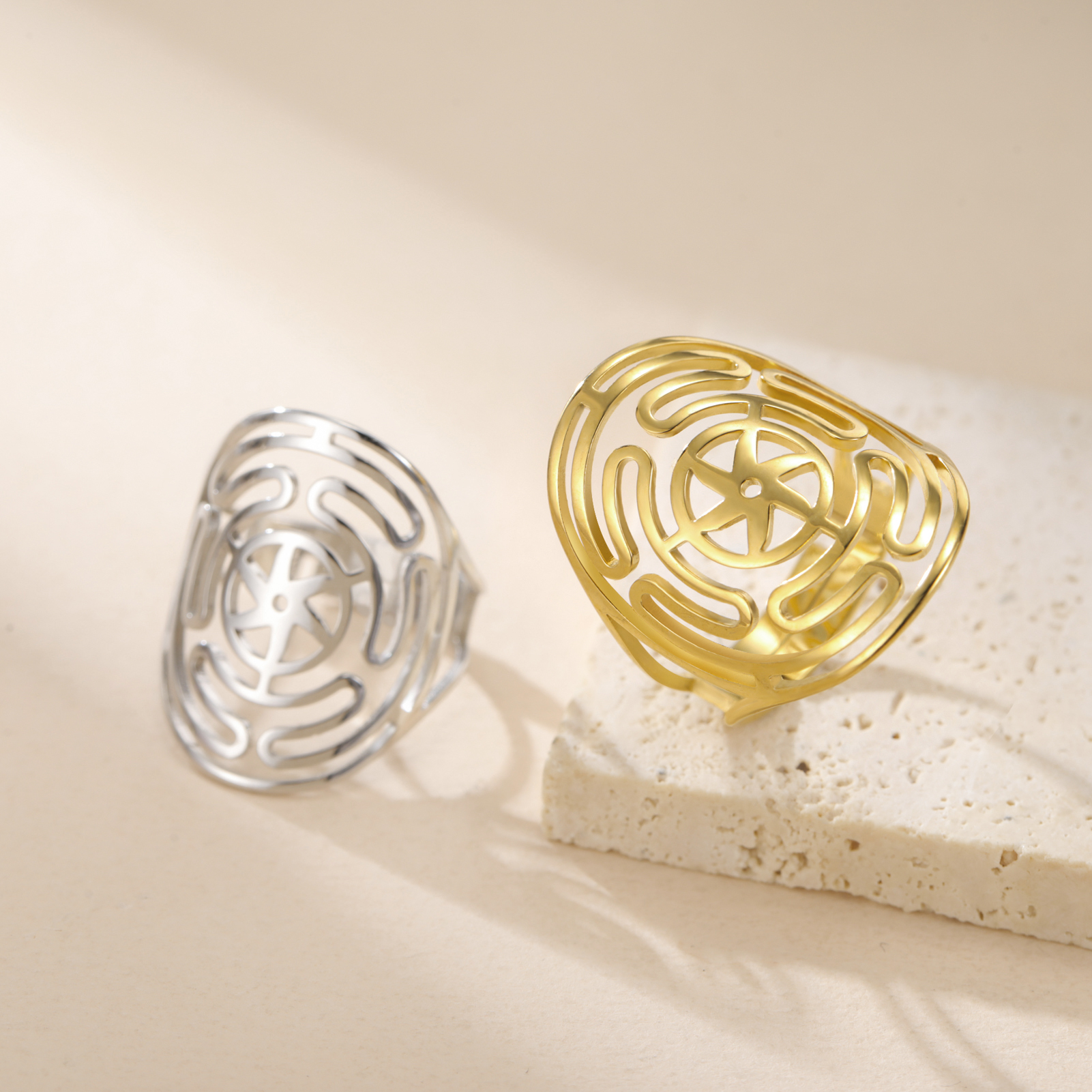 Skyrim Hollow out ring with wi - Vape Ring のレビューと価格