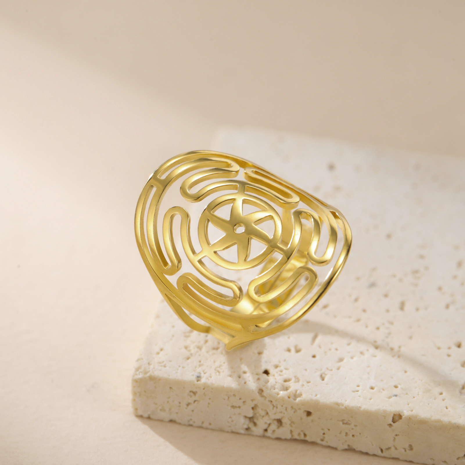Skyrim Hollow out ring with wi - Vape Ring のレビューと価格