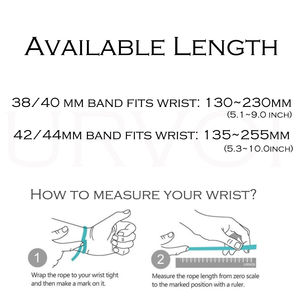 URVOI Mesh band for Apple Watc - Mesh Coil Strip のレビューと価格