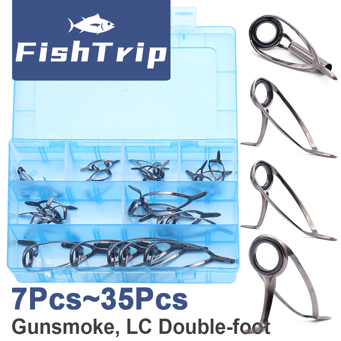 FishTrip Heavy Surf Rod Guides - Mesh Coil Strip のレビューと価格