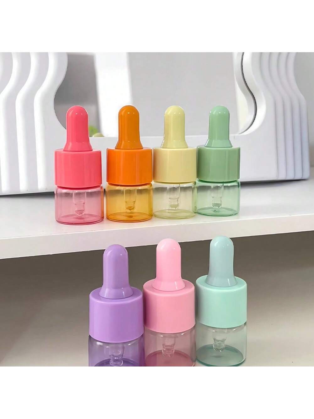 5 Pcs 5ml 10ml Colored Glass D - Juice Bottle Dropper のレビューと価格