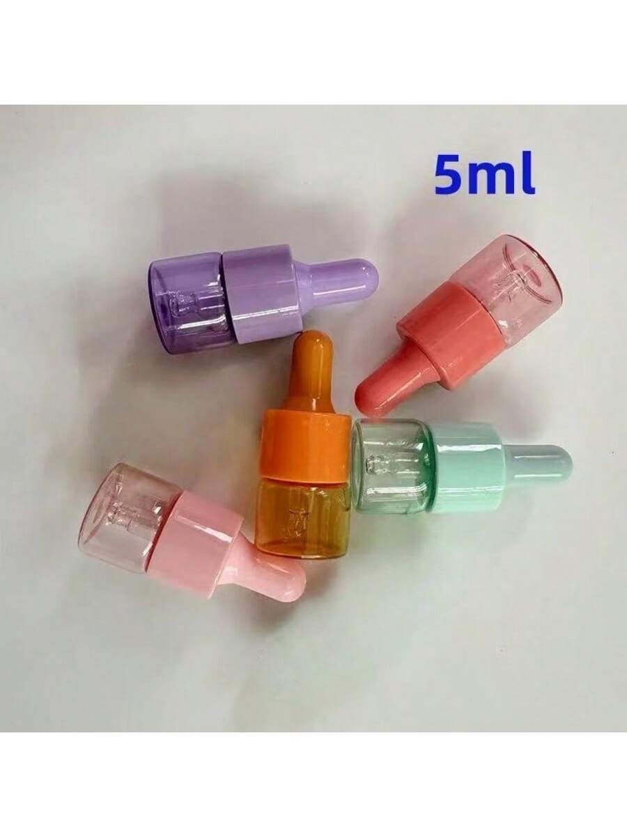 5 Pcs 5ml 10ml Colored Glass D - Juice Bottle Dropper のレビューと価格