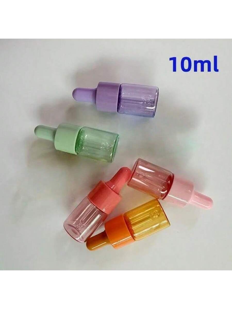 5 Pcs 5ml 10ml Colored Glass D - Juice Bottle Dropper のレビューと価格