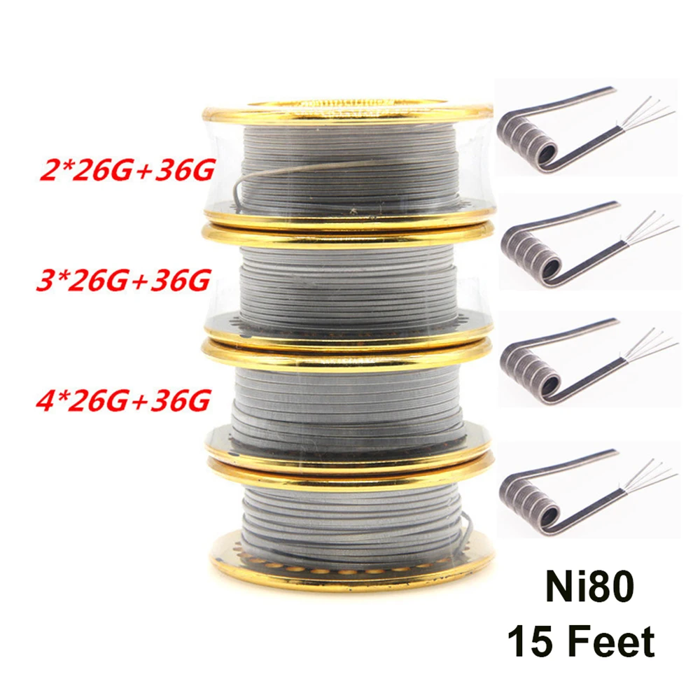 Ni80 Wire Clapton Fused Double - Clapton Wire Pre Built のレビューと価格