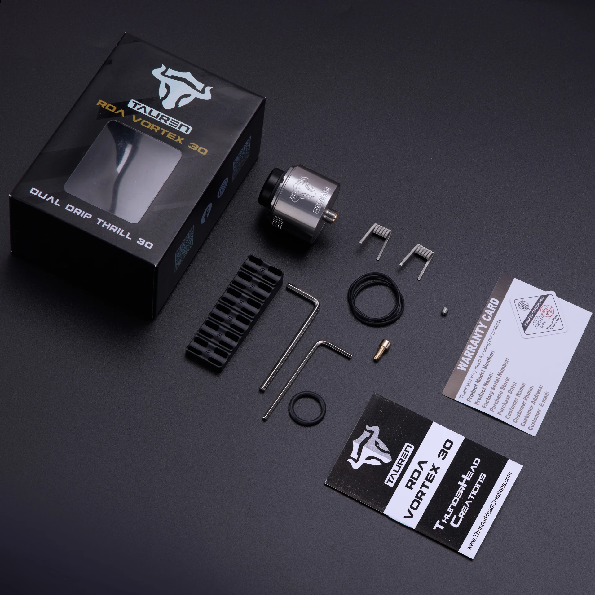 ThunderHead Creations TAUREN R - Rda Atomizer Deck のレビューと価格