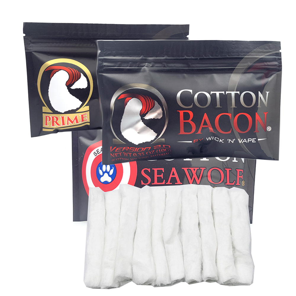 2Pack Cotton Bacon Prime Silve - Vaping Goods のレビューと価格