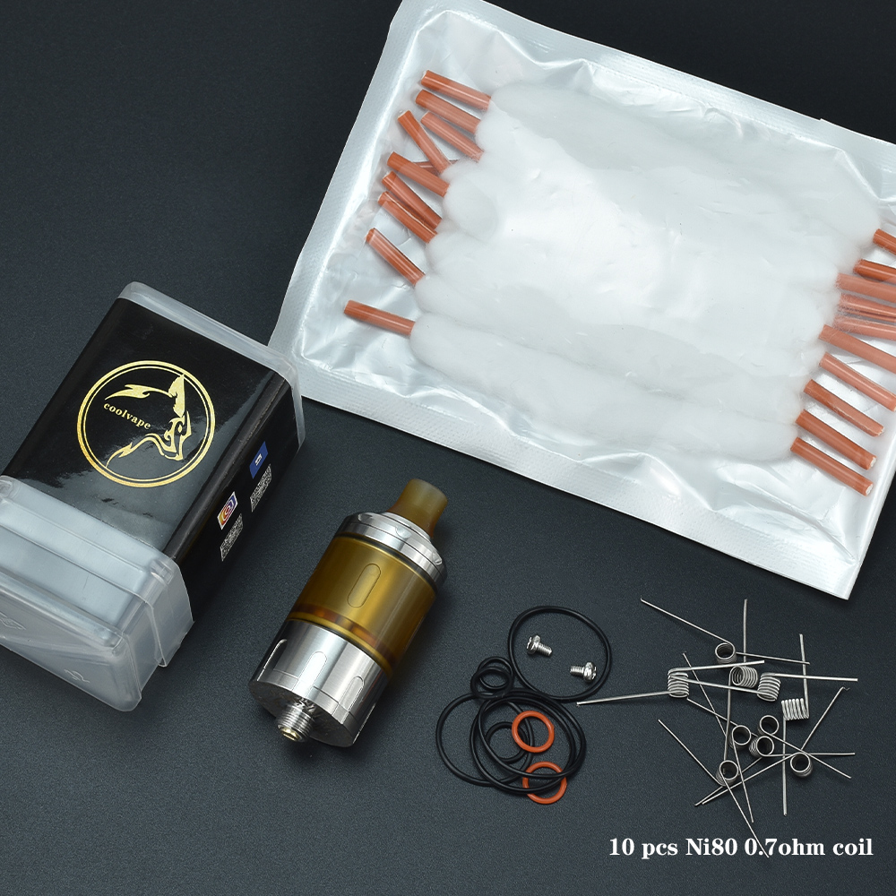 Wolfcoolvape Hussar Gobby RTA  - Vape Coil Replacement のレビューと価格