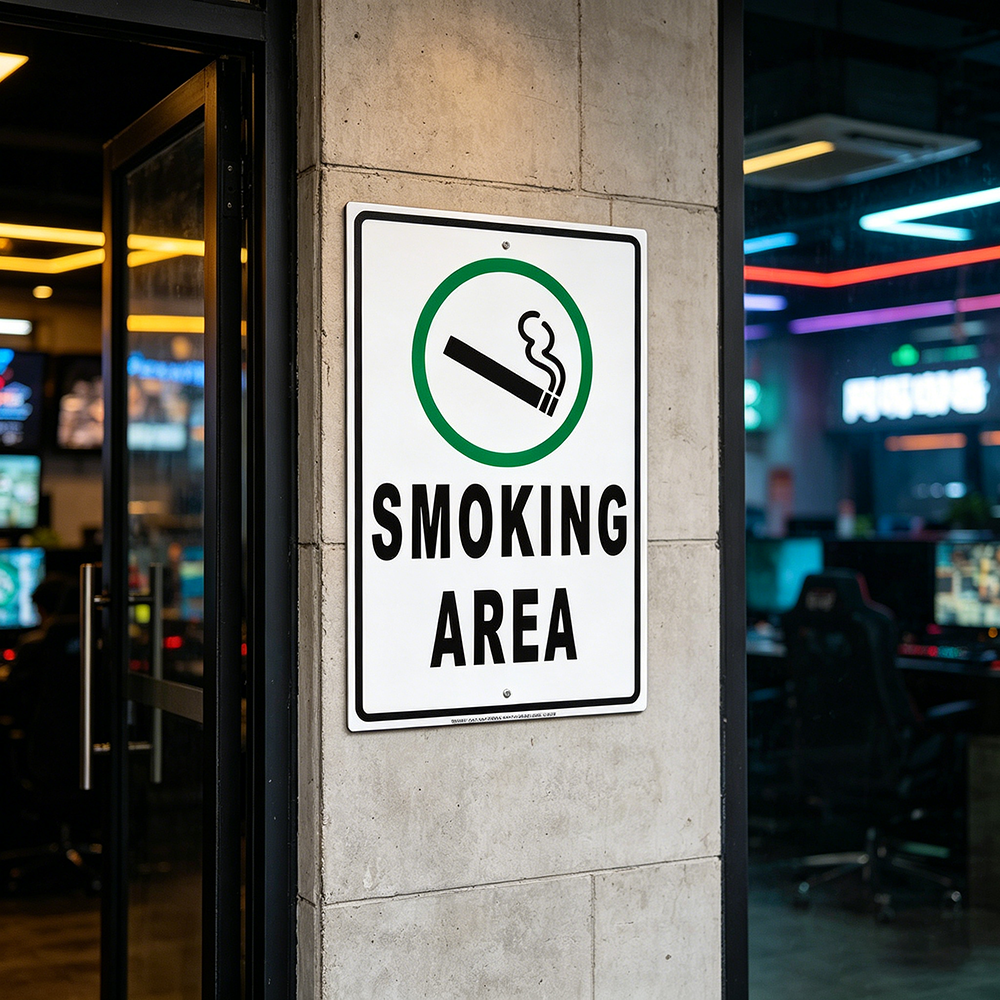 Safety Sign Smoking Vaping All - Vaping Store のレビューと価格