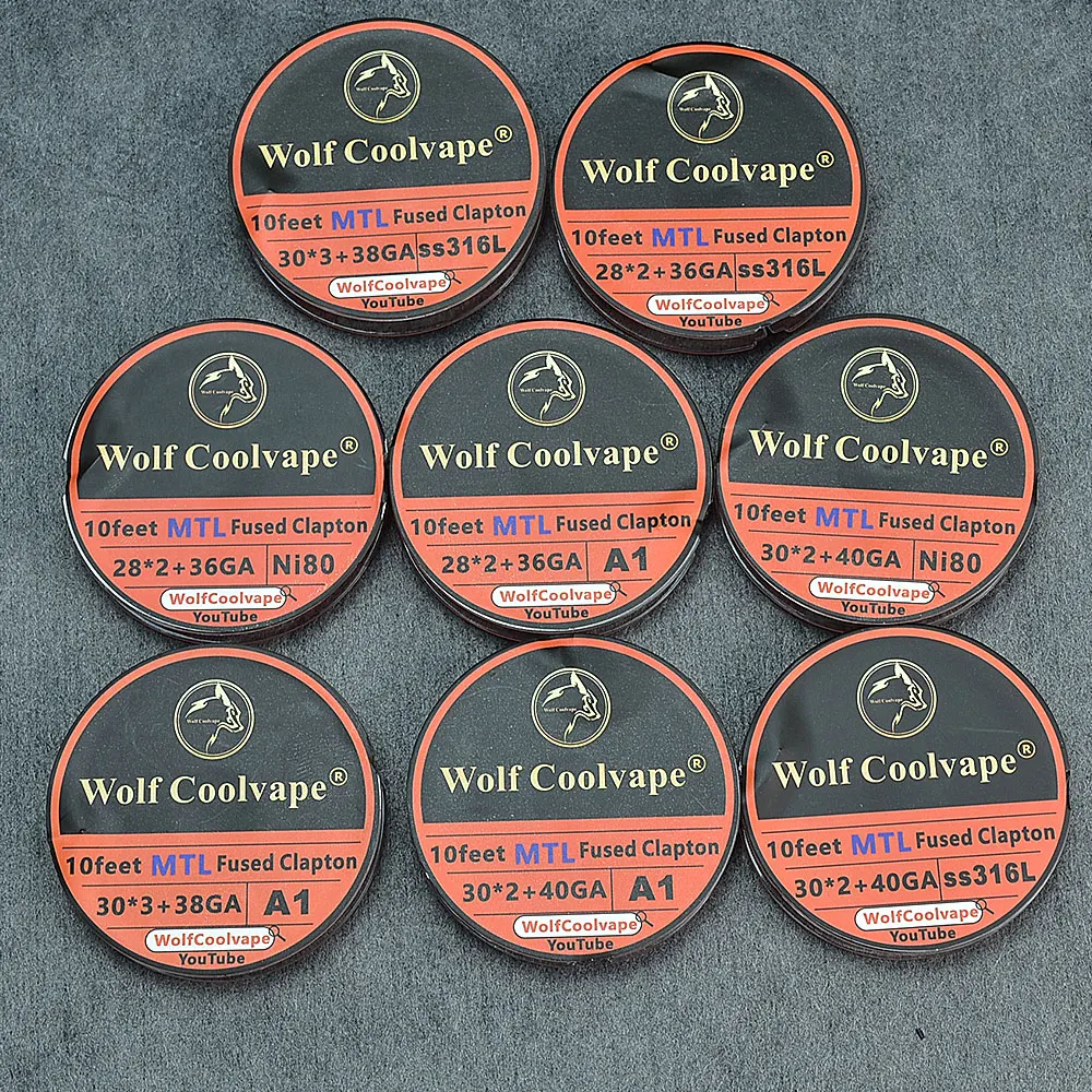 wolfcoolvape MTL Fused Clapton - Clapton Wire Pre Built のレビューと価格