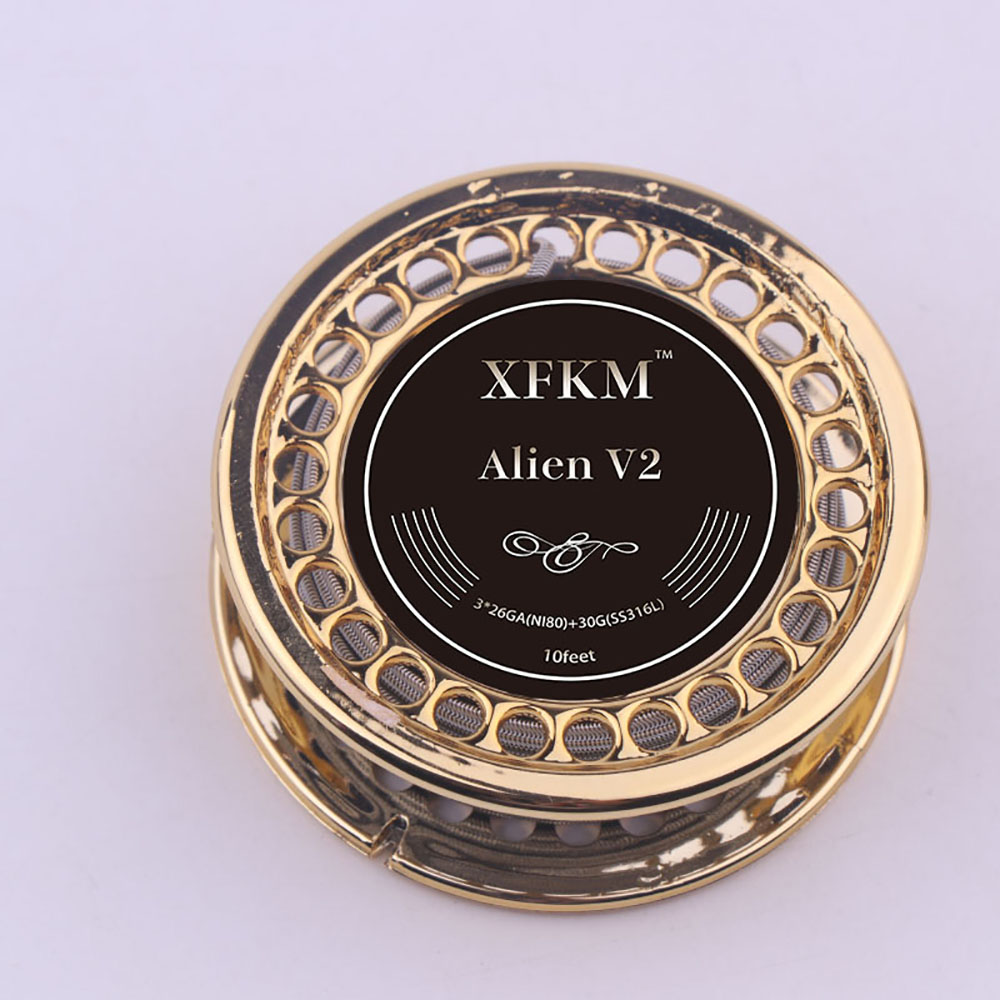 XFKM 5M/roll NI80/A1/SS316L Al - Clapton Wire Pre Built のレビューと価格
