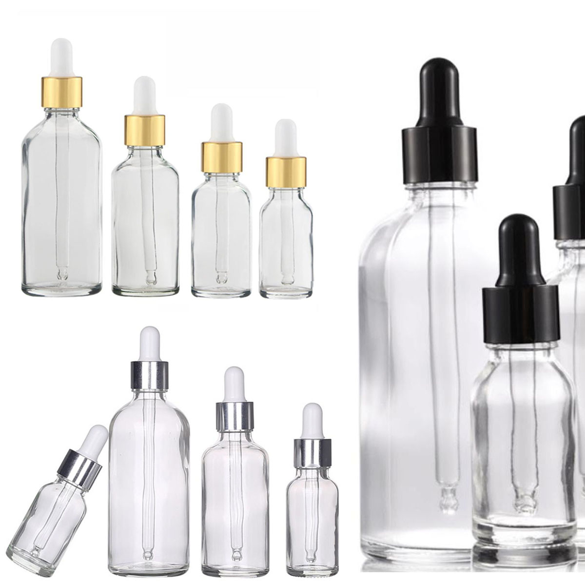 5/10/15/30/50/0ml Clear Glass  - Juice Bottle Dropper のレビューと価格