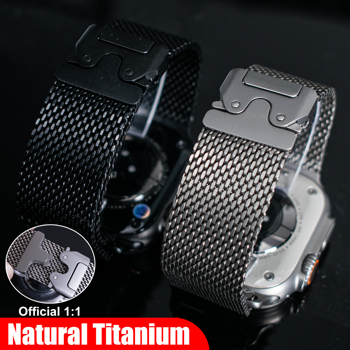VWAR Titanium Milanese loop fo - Mesh Coil Strip のレビューと価格