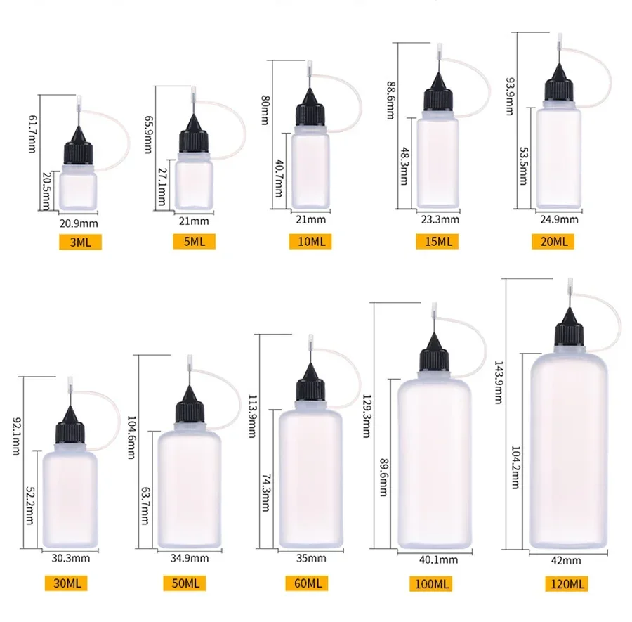 5-10pcs 5ml-120ml Empty Plasti - Squonk Bottle Silicone のレビューと価格