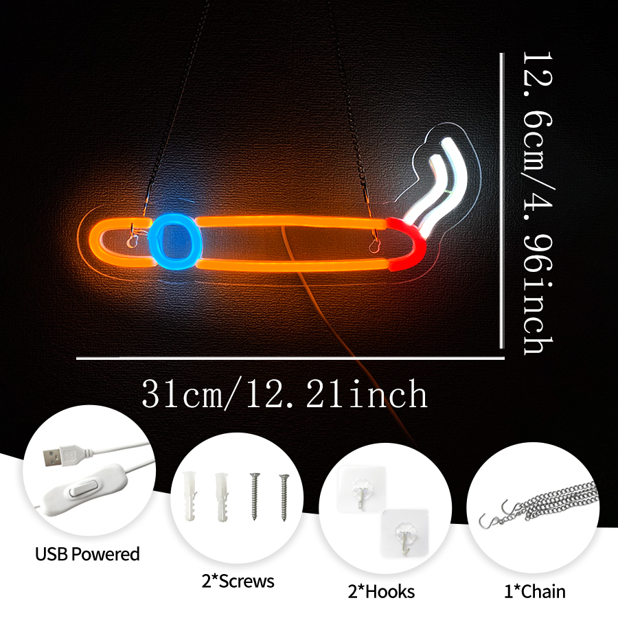 Smoke Neon Sign For Wall Decor - Vaping Store のレビューと価格