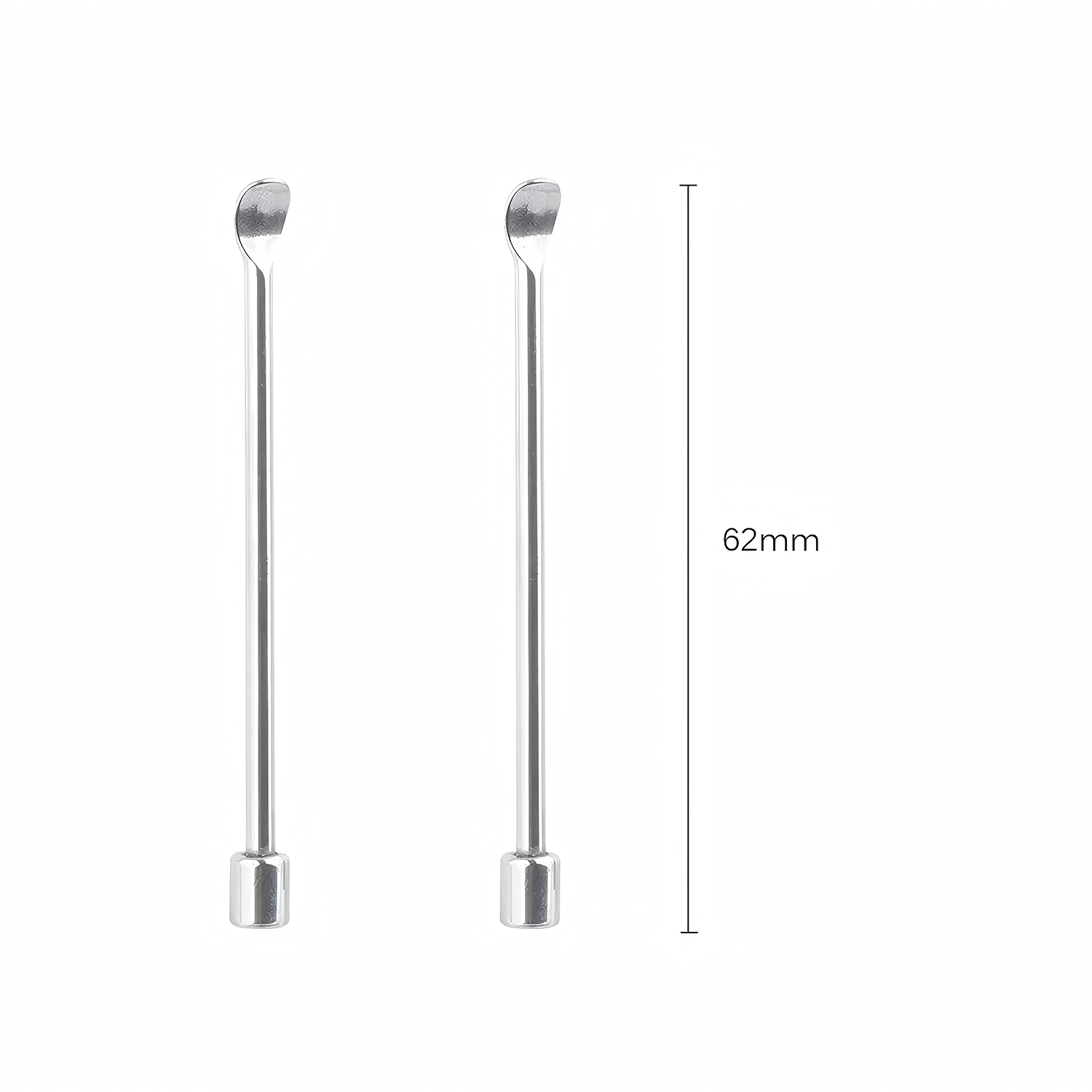 2Pcs 6cm Stainless Steel Mini  - Vaping Goods のレビューと価格