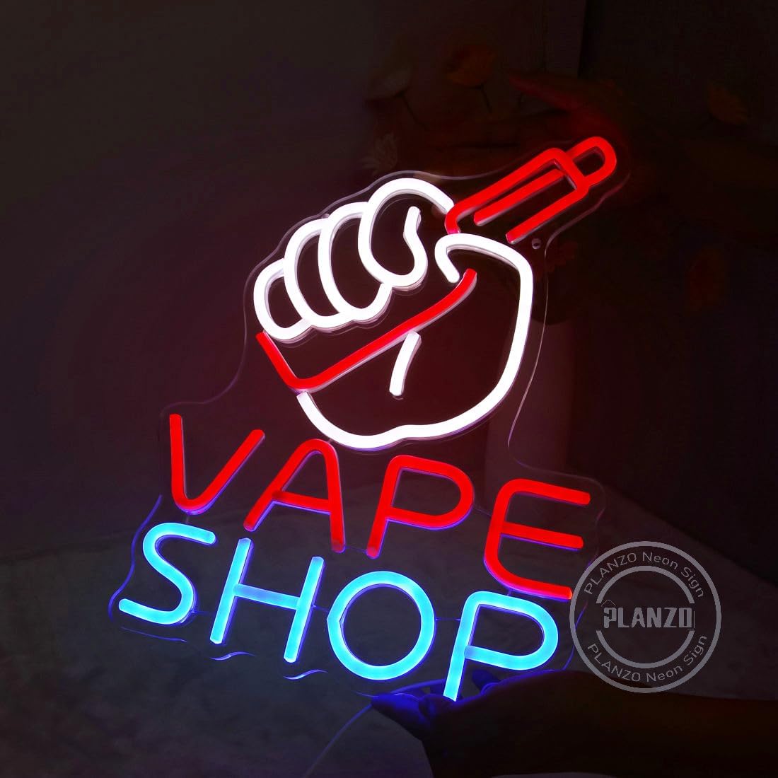VAPE Shop Neon Sign for Smoke  - Vaping Store のレビューと価格