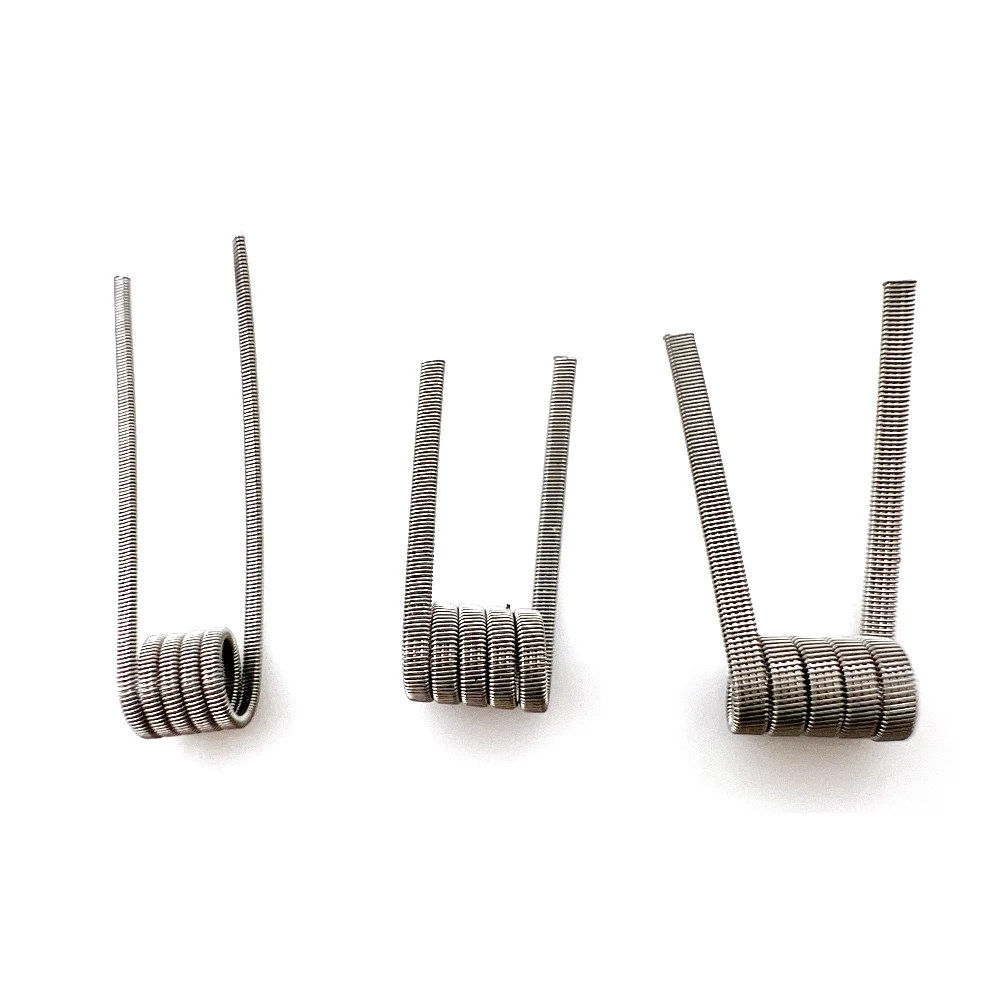 10pcs/box Ni80 Prebuilt Coil 2 - Clapton Wire Pre Built のレビューと価格