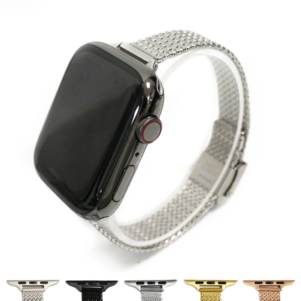 Band for Apple Watch Series 9  - Mesh Coil Strip のレビューと価格