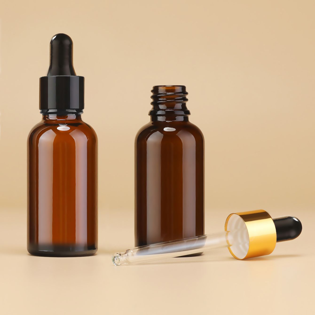 30ML amber glass dropper bottl - Juice Bottle Dropper のレビューと価格