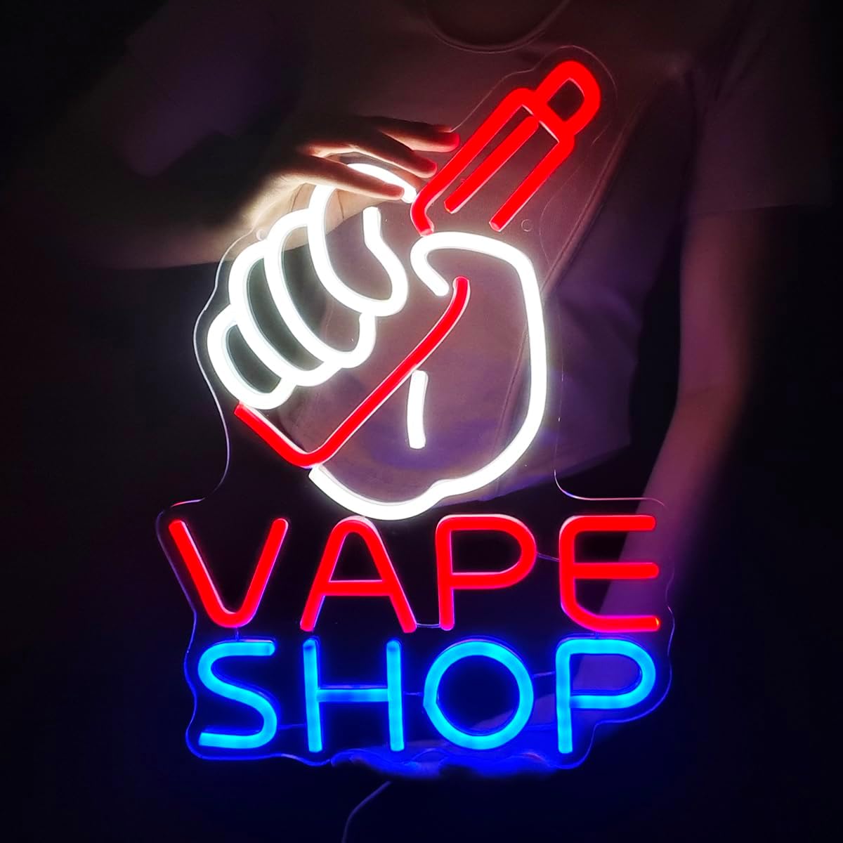 Vape Shop Neon Sign USB Powere - Vaping Store のレビューと価格
