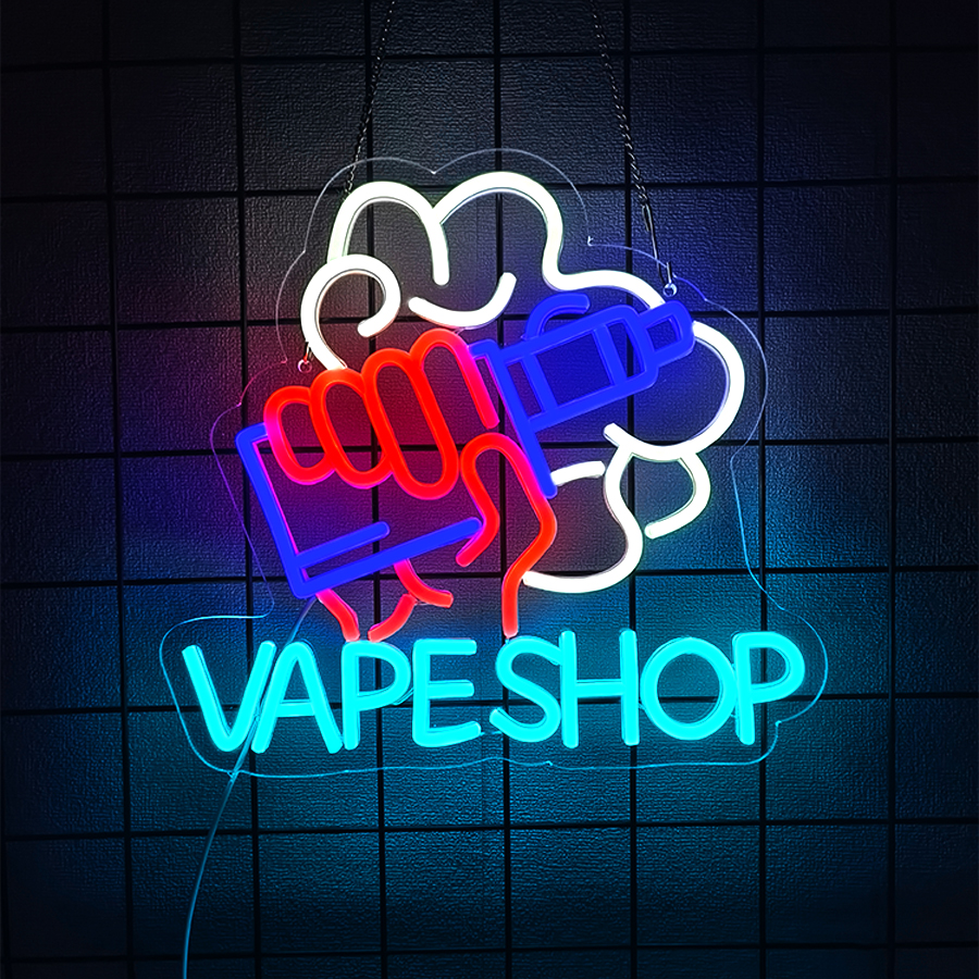 Vape Shop Neon Sign For Wall D - Vaping Store のレビューと価格