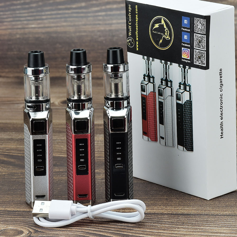80W Vape mod Starter Kit Box M - Vaping Area のレビューと価格