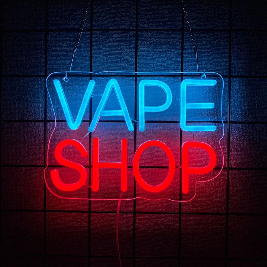 Vape Shop Neon Sign For Wall D - Vaping Store のレビューと価格