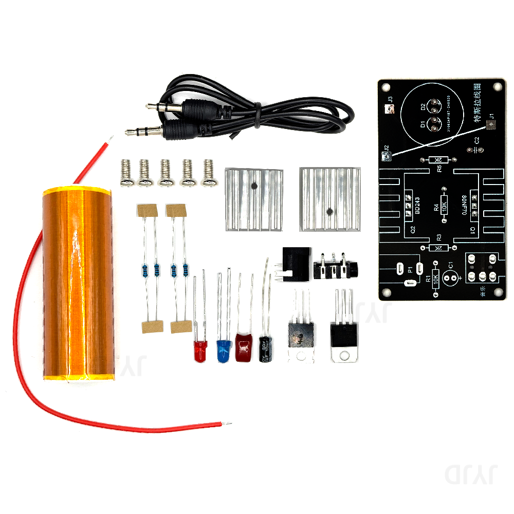 1 Set Mini Tesla Coil Kit 15W  - Coil Building Kit のレビューと価格