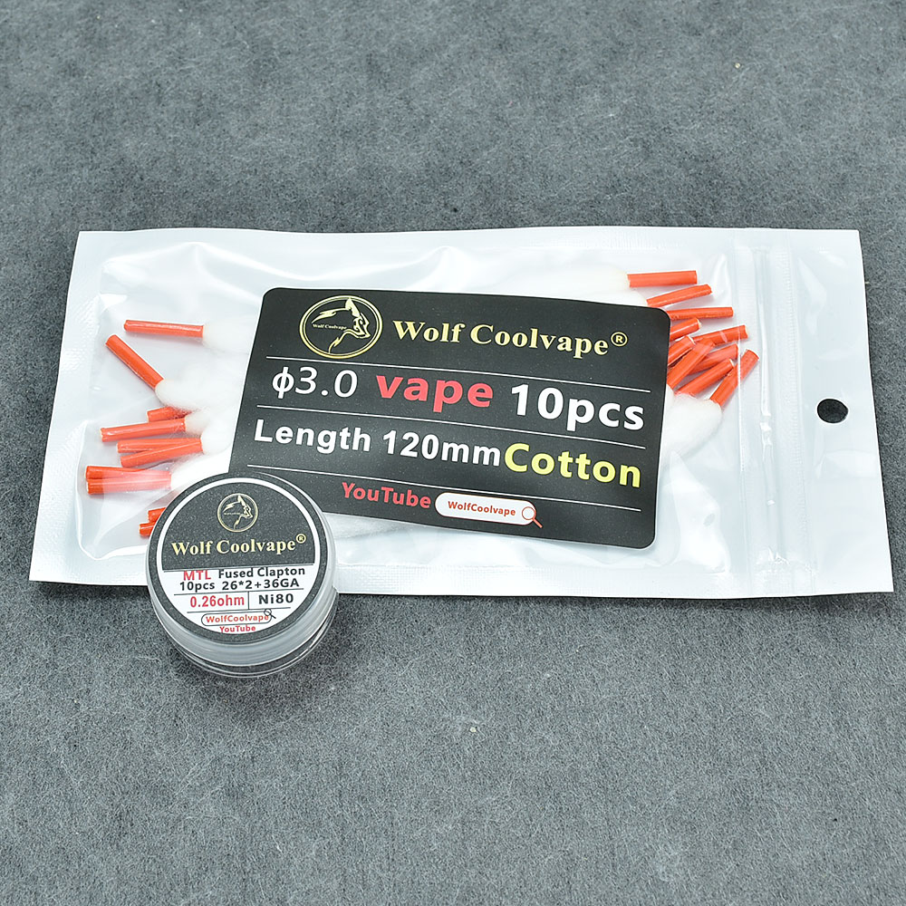wolfcoolvape Pre-Built Heating - Vape Coil Replacement のレビューと価格
