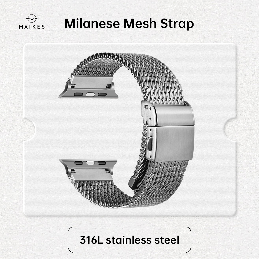 Maikes Milanese Mesh Apple Wat - Mesh Coil Strip のレビューと価格