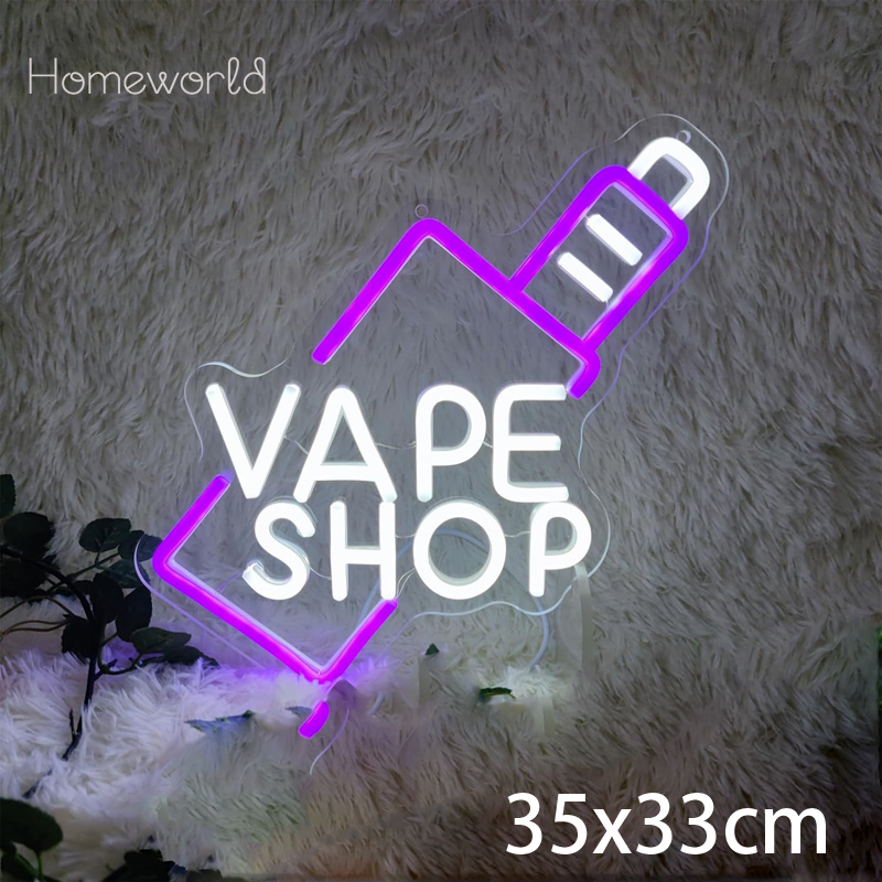 VAPE Shop Neon Sign for Smoke  - Vaping Store のレビューと価格