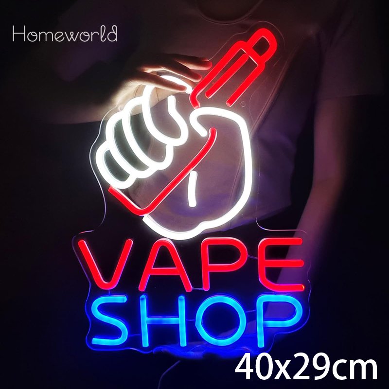 VAPE Shop Neon Sign for Smoke  - Vaping Store のレビューと価格