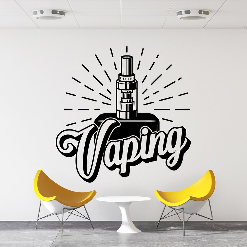 Vape Shop Wall Decal Window St - Vaping Store のレビューと価格
