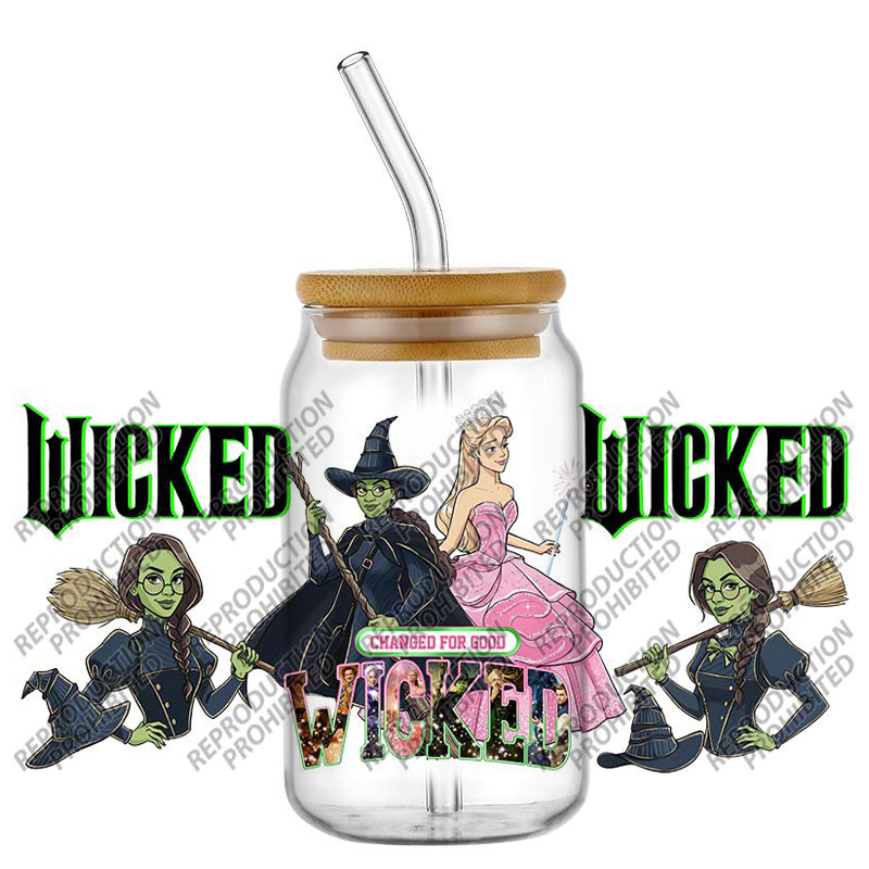 3D UV DTF Witch Bow Pattern cu - Rdta Tank Glass のレビューと価格