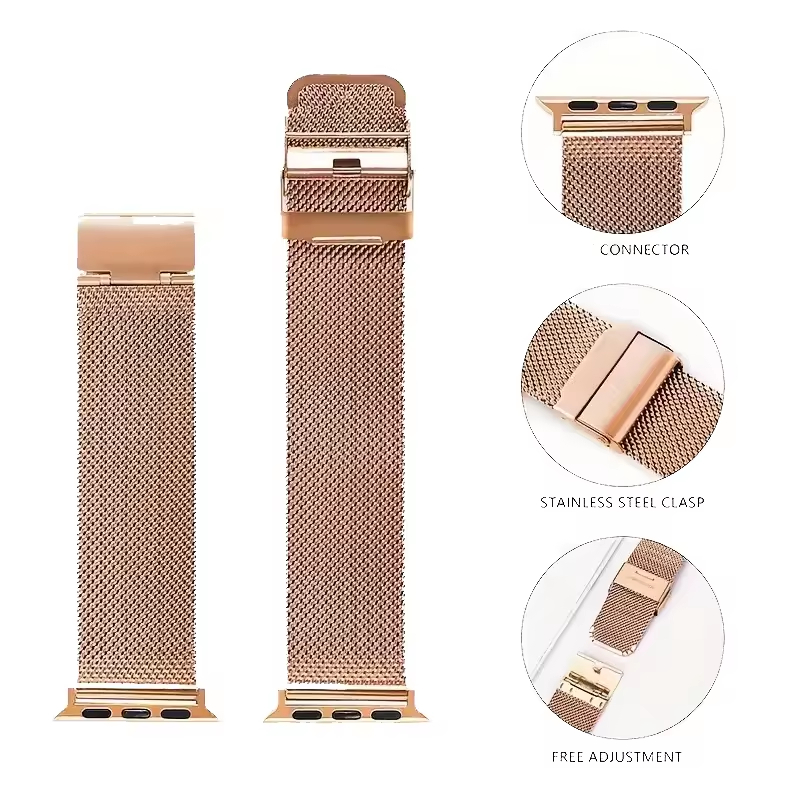 Milanese Loop Band for Apple W - Mesh Coil Strip のレビューと価格