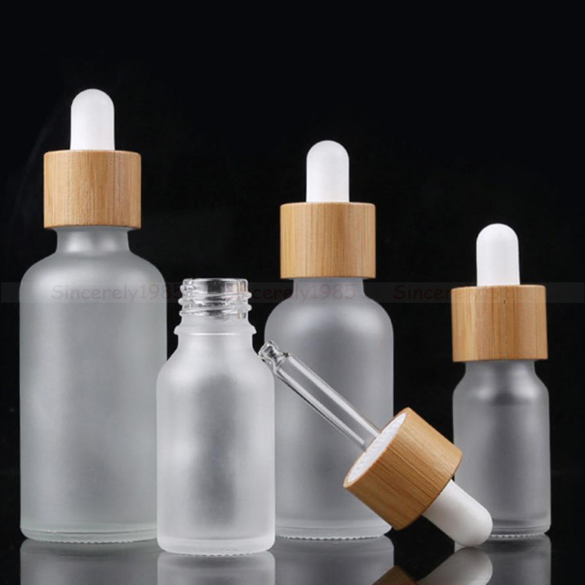 5X 10X Frosted Clear White Gla - Juice Bottle Dropper のレビューと価格