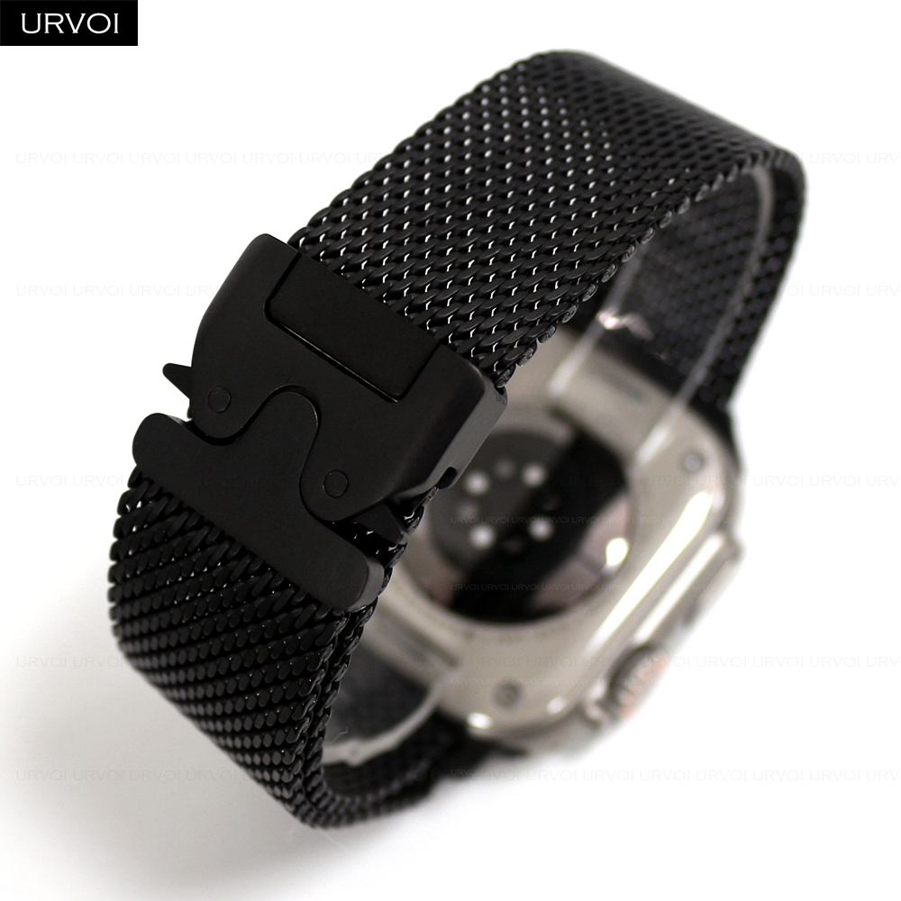 URVOI Titanium Milanese loop f - Mesh Coil Strip のレビューと価格
