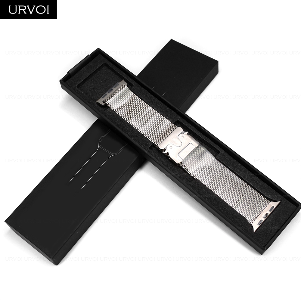 URVOI Titanium Milanese loop f - Mesh Coil Strip のレビューと価格