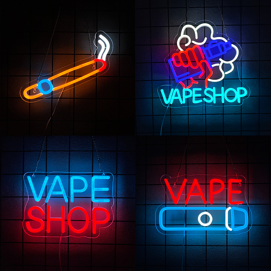Smoke Series Neon Sign For Wal - Vaping Store のレビューと価格