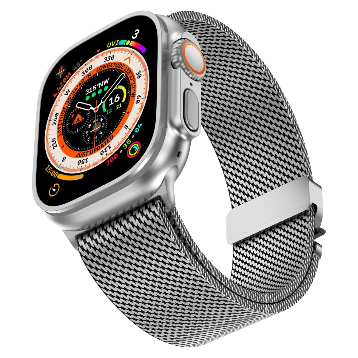 Milanese Loop Band for Apple W - Mesh Coil Strip のレビューと価格