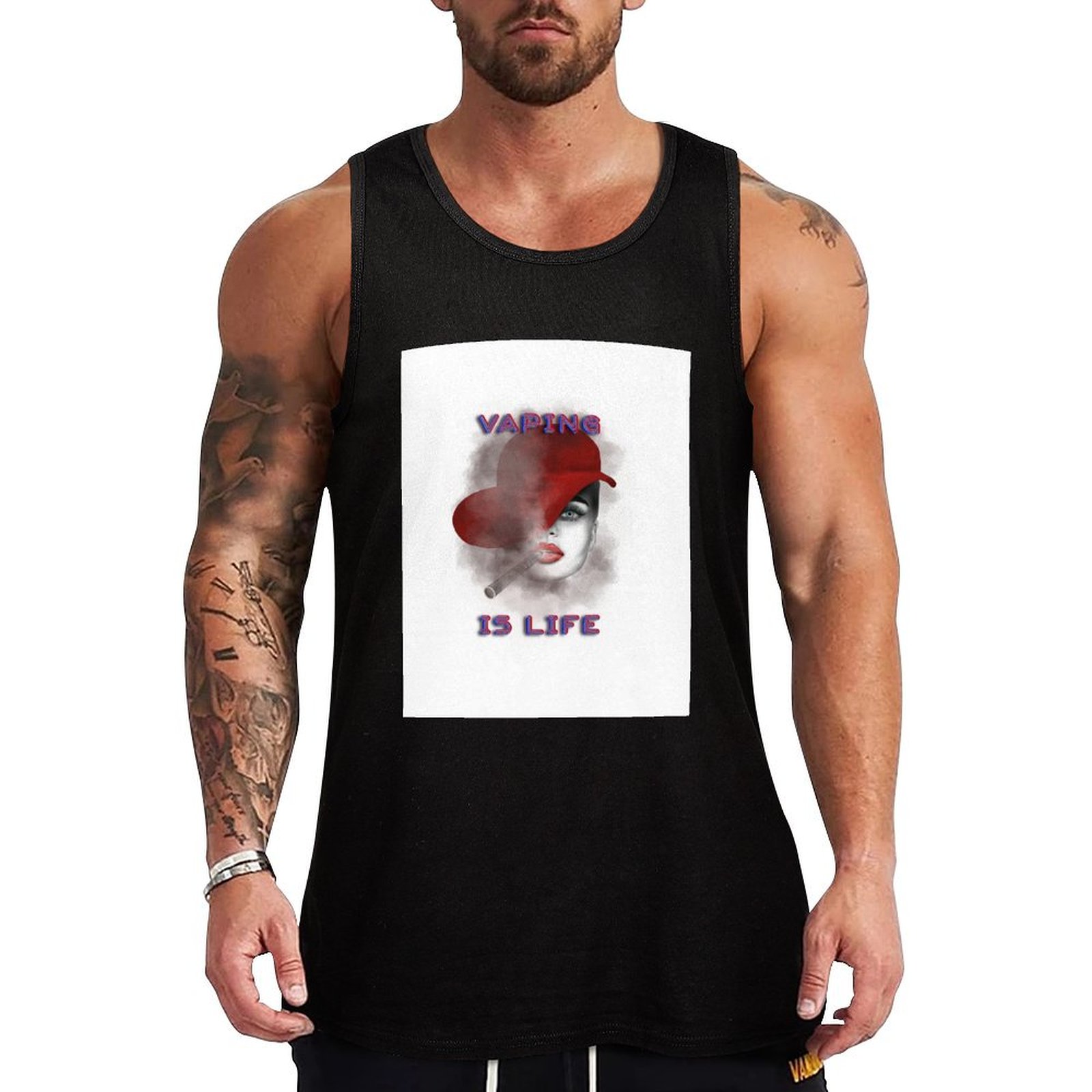 Vaping is life Tank Top Sweat  - Quick Vape のレビューと価格