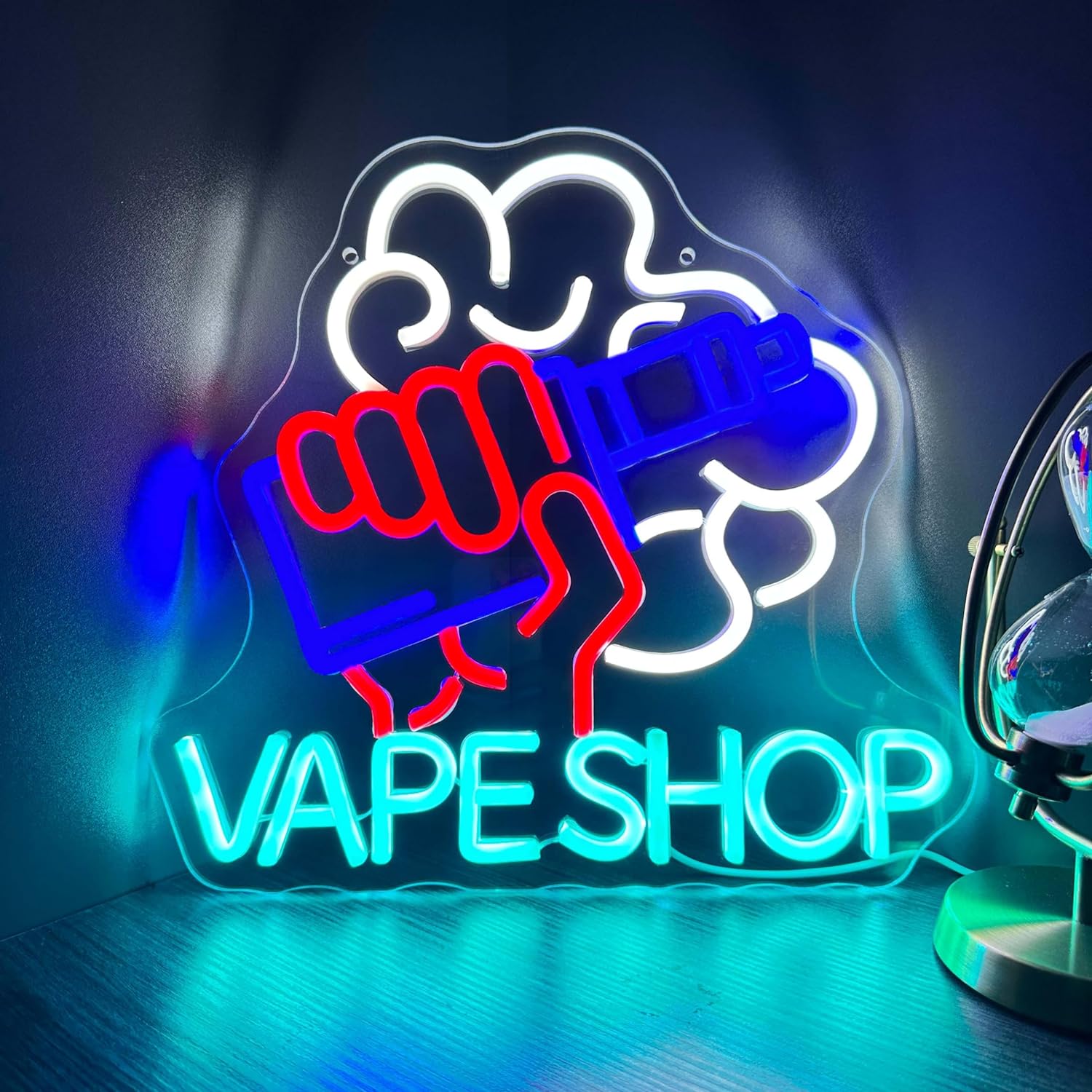 Vape Shop Neon Signs LED Neon  - Vaping Store のレビューと価格