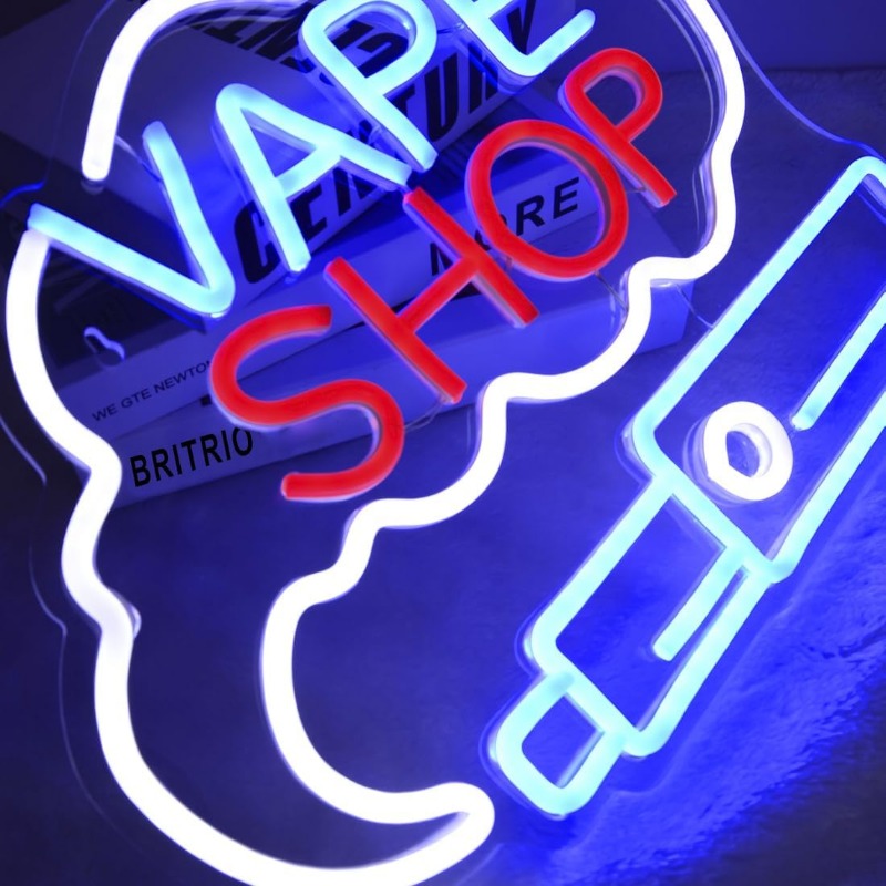 LED VAPE SHOP Smoke Neon Sign  - Vaping Store のレビューと価格